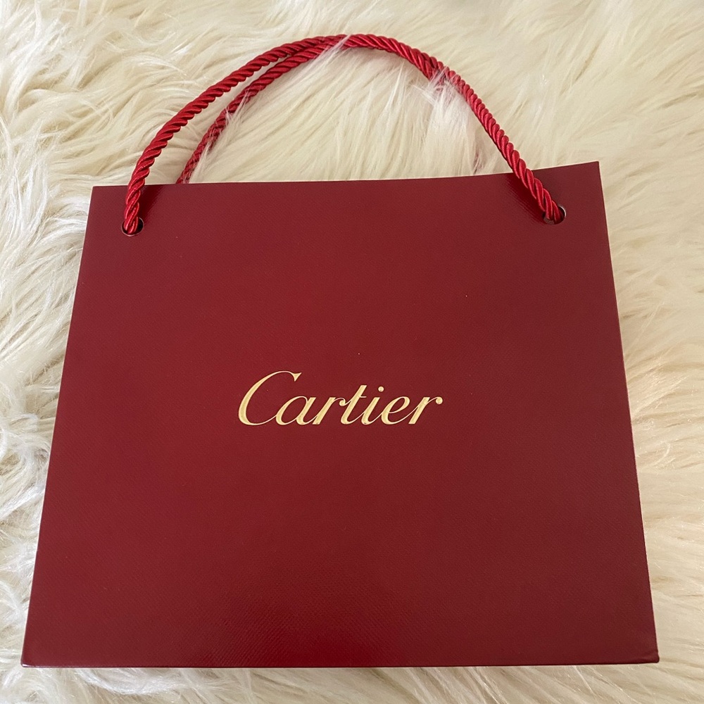 CARTIER: Gift Bag - Approx 12.5" x 11" x 4.5"